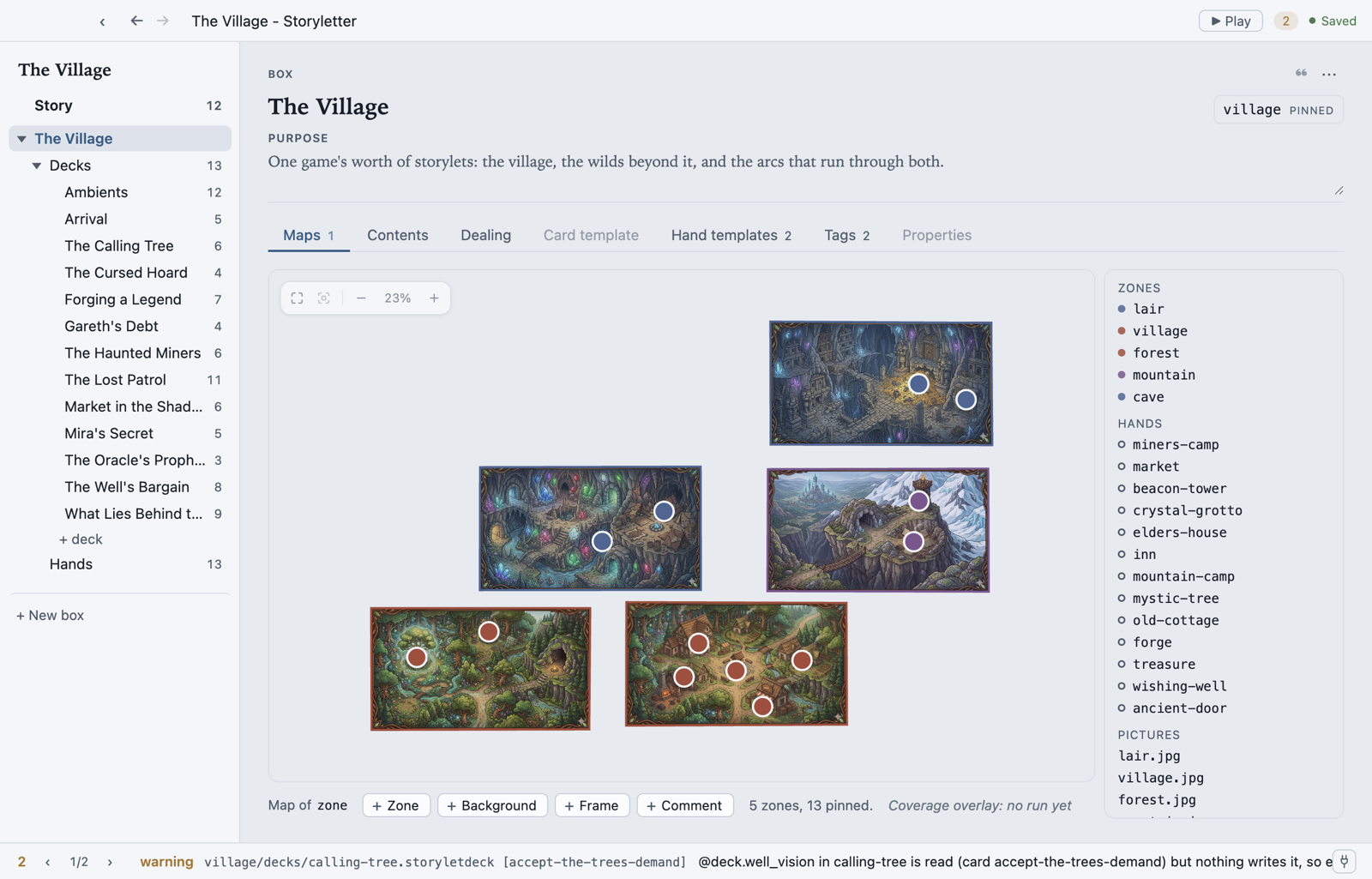 Storylet Studio Storyletter Editor